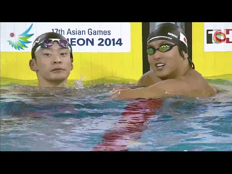 2014アジア大会男子50m背泳ぎ