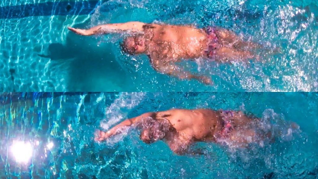 背泳ぎの手を真っ直ぐにするために意識すべきポイント